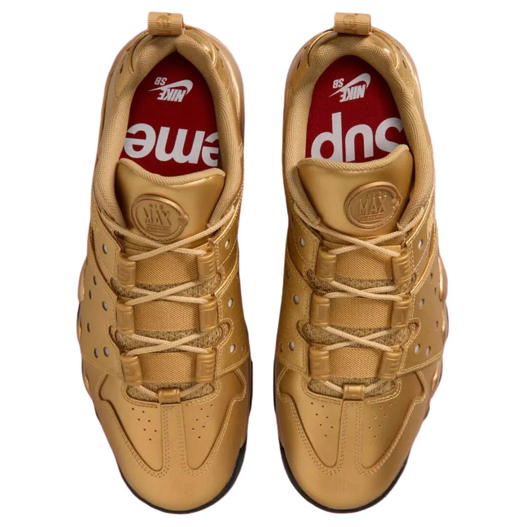 Кроссовки Nike × Supreme Air Max 2 CB 94 SB (золотые) — фото 2
