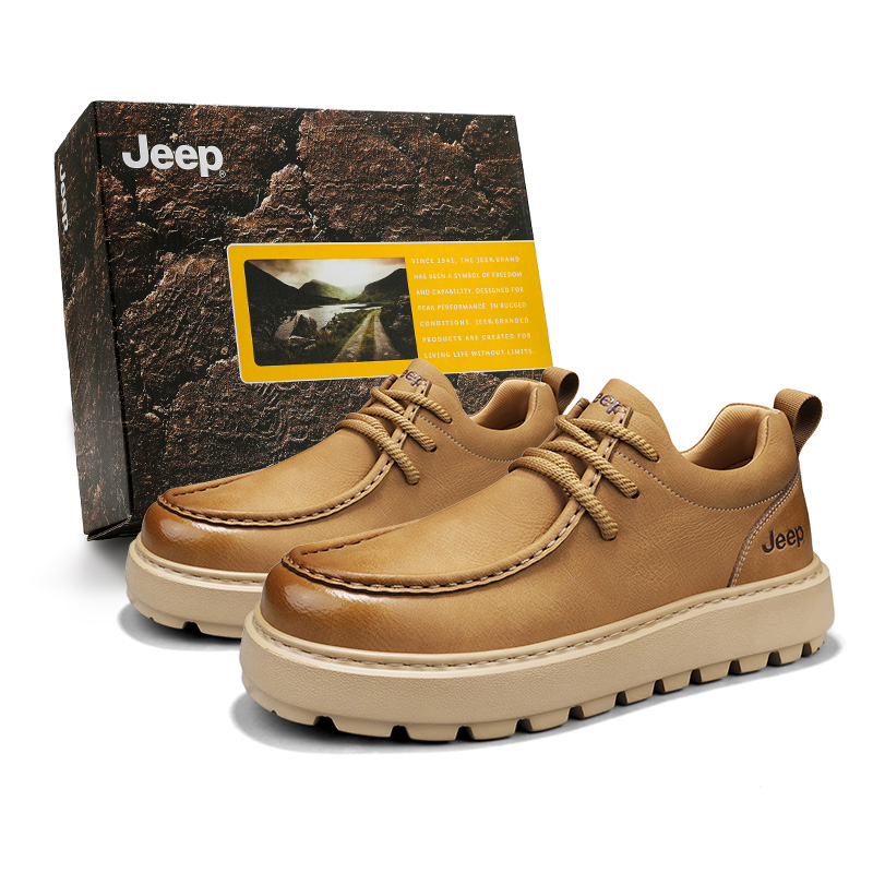 Мужские лоферы Jeep Jeep (черно-коричневые)