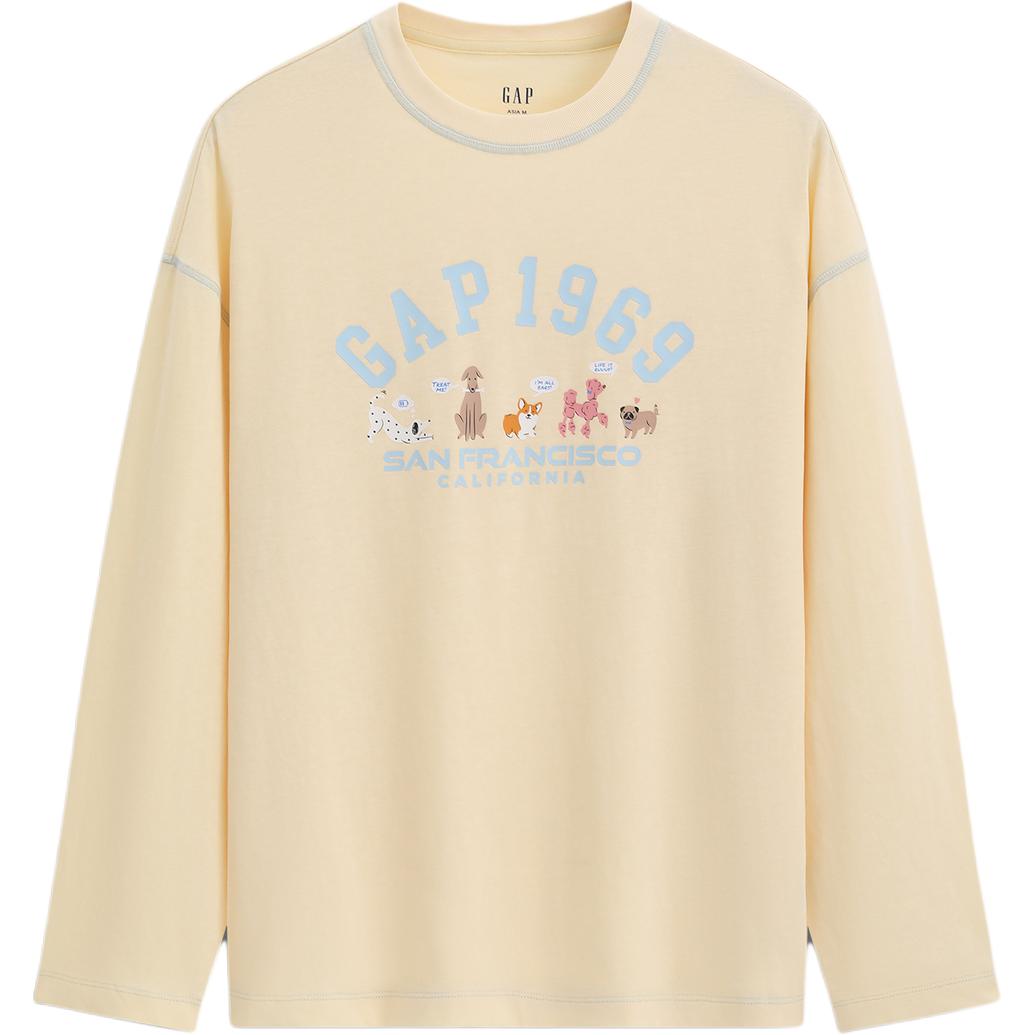 Женская футболка GAP Slub Cotton (белая)