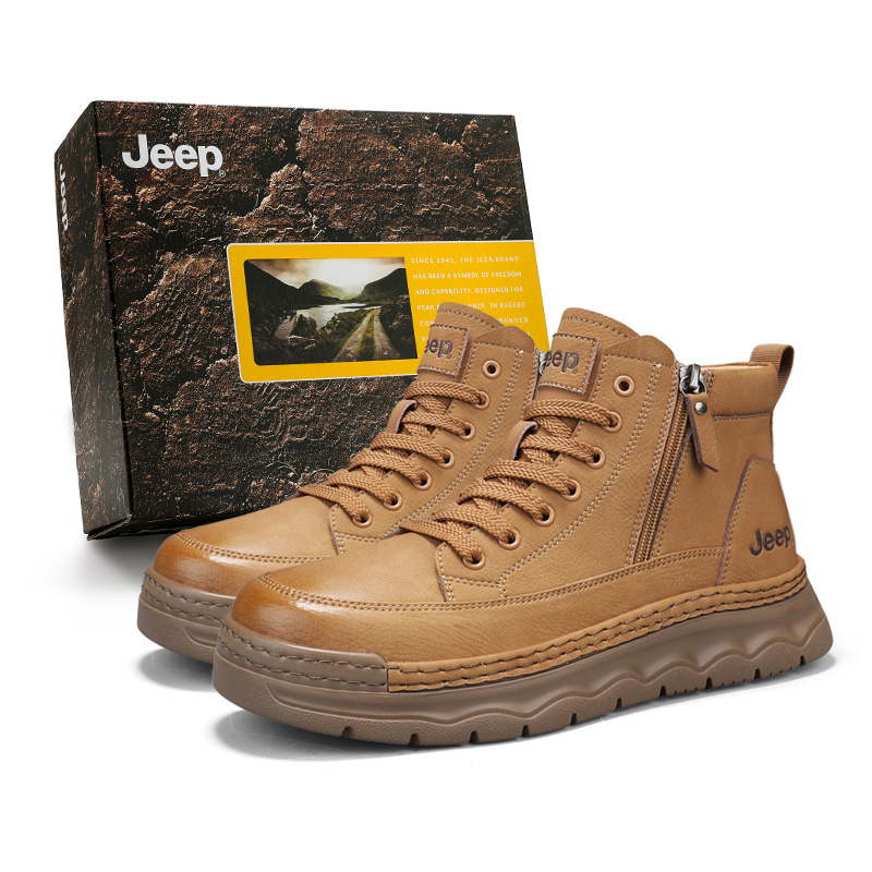 Мужские ботинки Jeep Martin (коричневые)