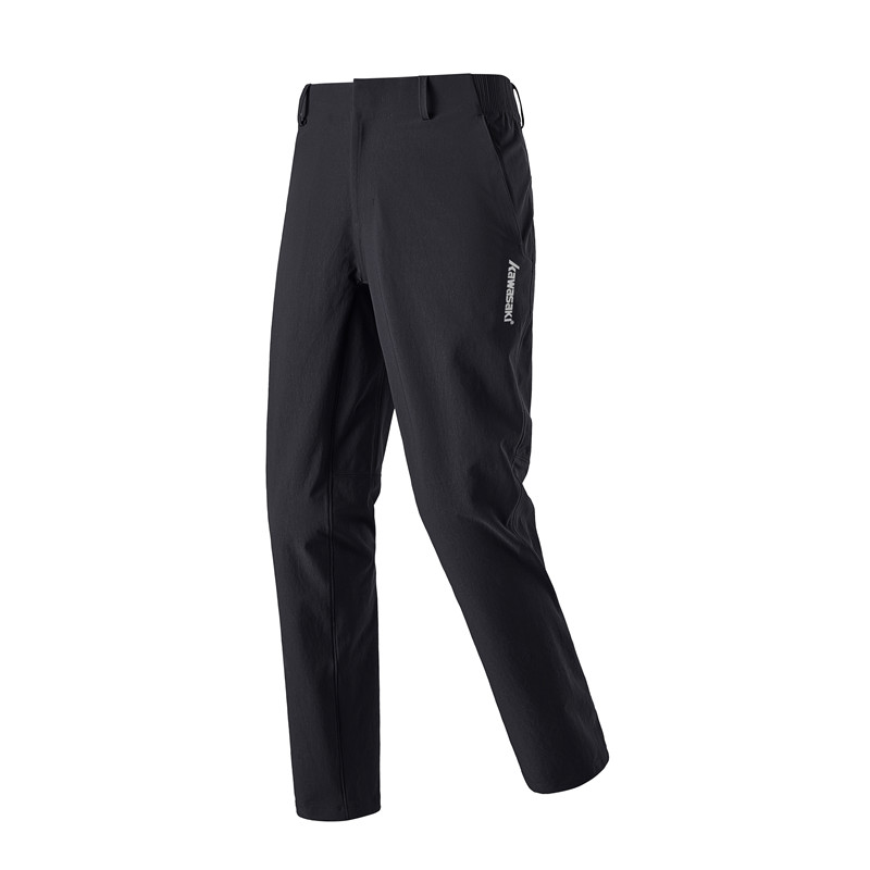 Kawasaki, three dimensional windproof waterproof travel climbing wear-resistant quick dry trousers for men and women, loose straight fit