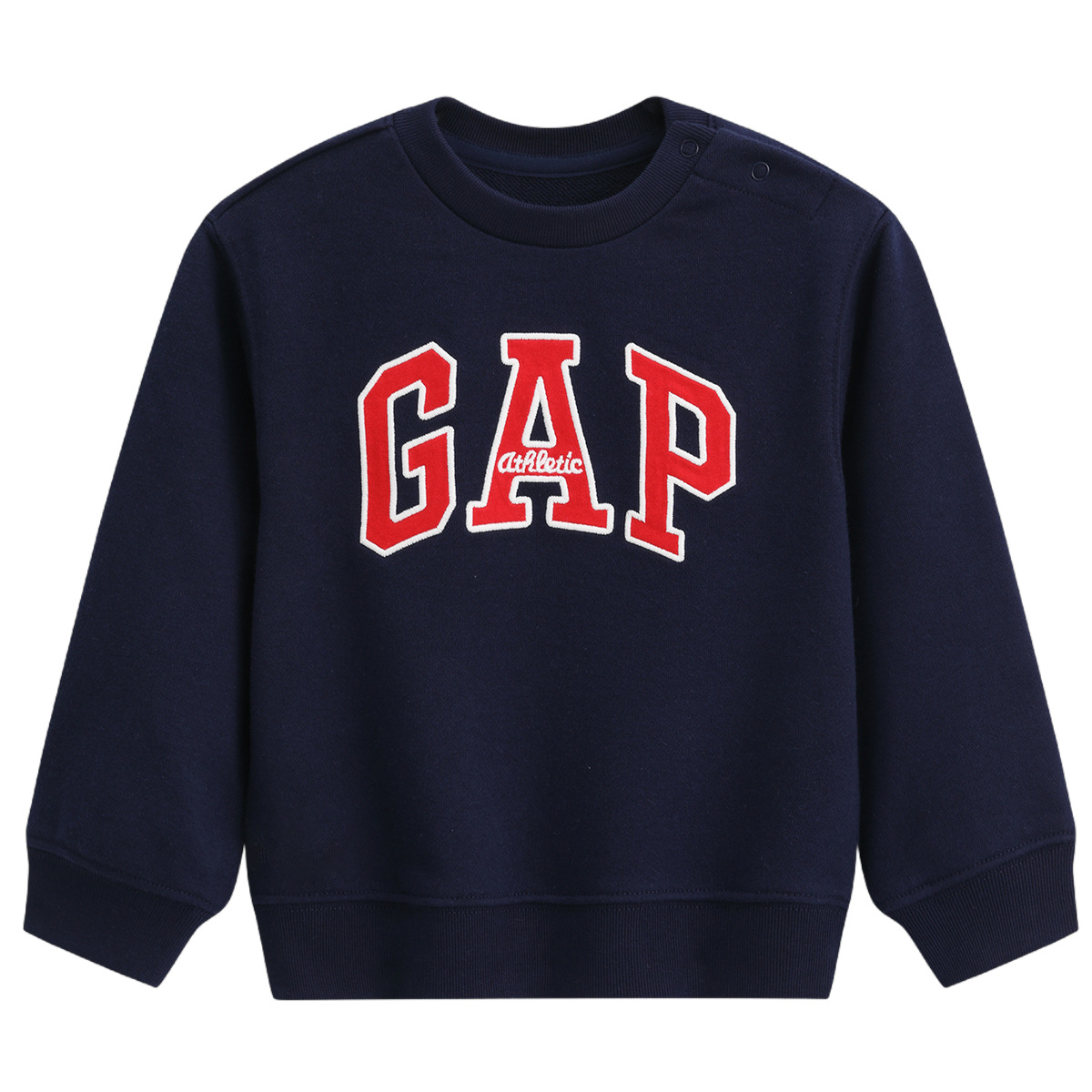 Детский свитшот GAP logo (серый) — фото 11