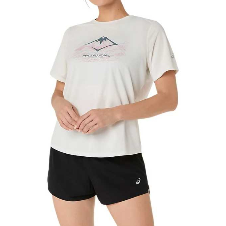Женская футболка ASICS Fujitrail Logo (серая)