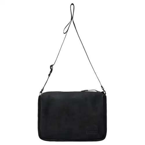 Supreme The North Face Collaboration Suede Crossbody Handbag, Shoulder Bag Regular Unisex Black