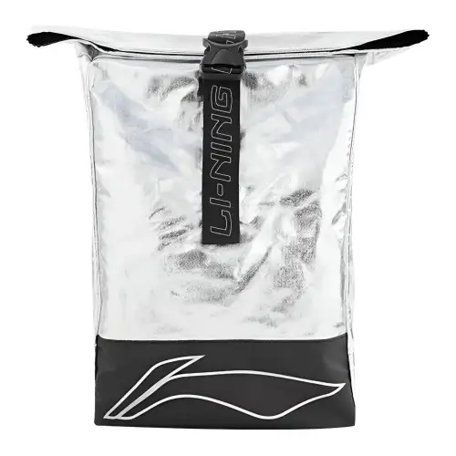 Li Ning Sports Basketball Collection Fabric Basketball Bag Sports Backpack Unisex Silver