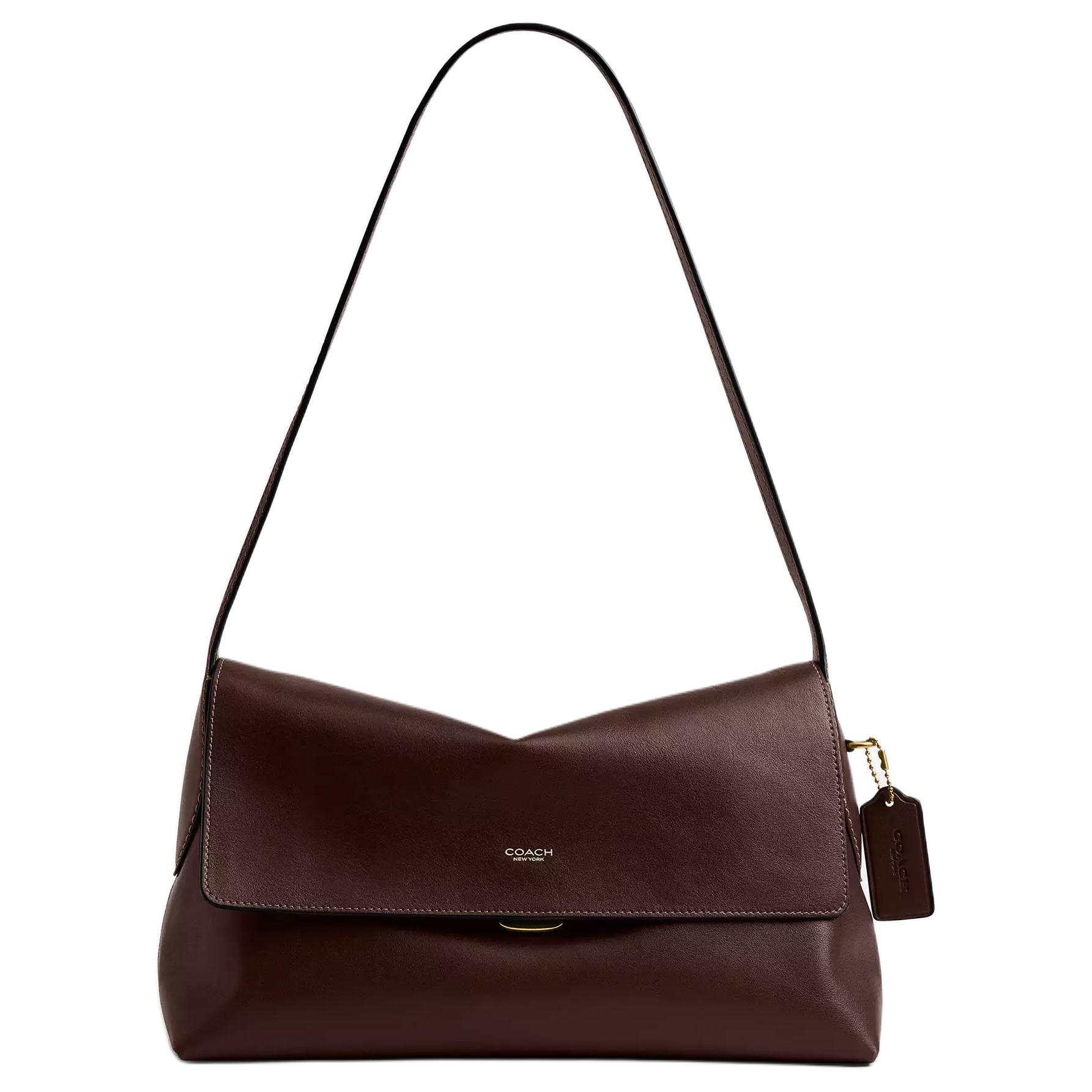 Женская сумка COACH Chelsea 30 (коричневая)