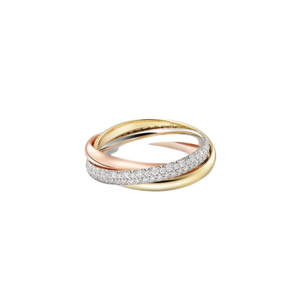 Кольцо Cartier Trinity Small (мультиколор)