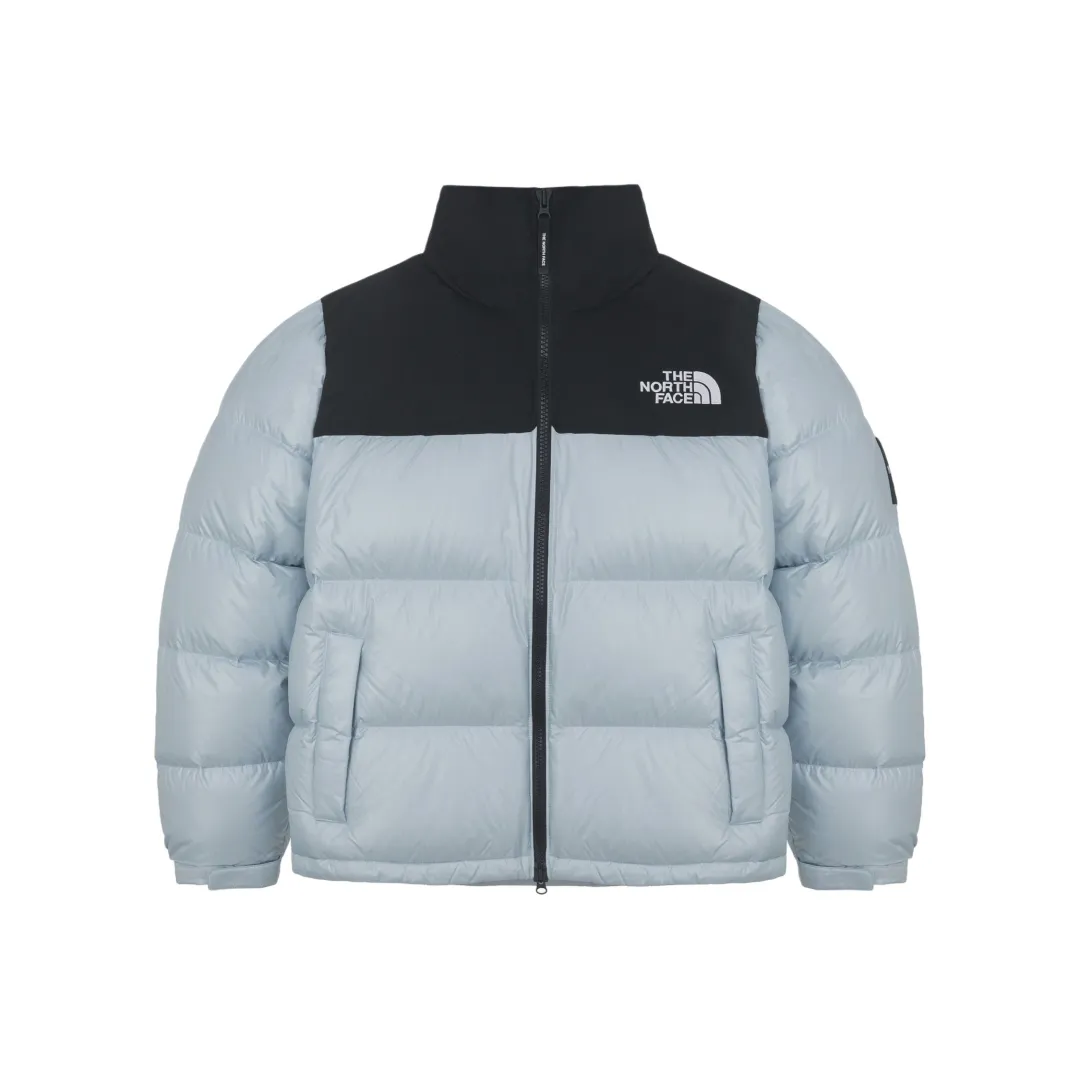 THE NORTH FACE Nuptse RDS Down Jacket Unisex Armbands Style Ether Blue