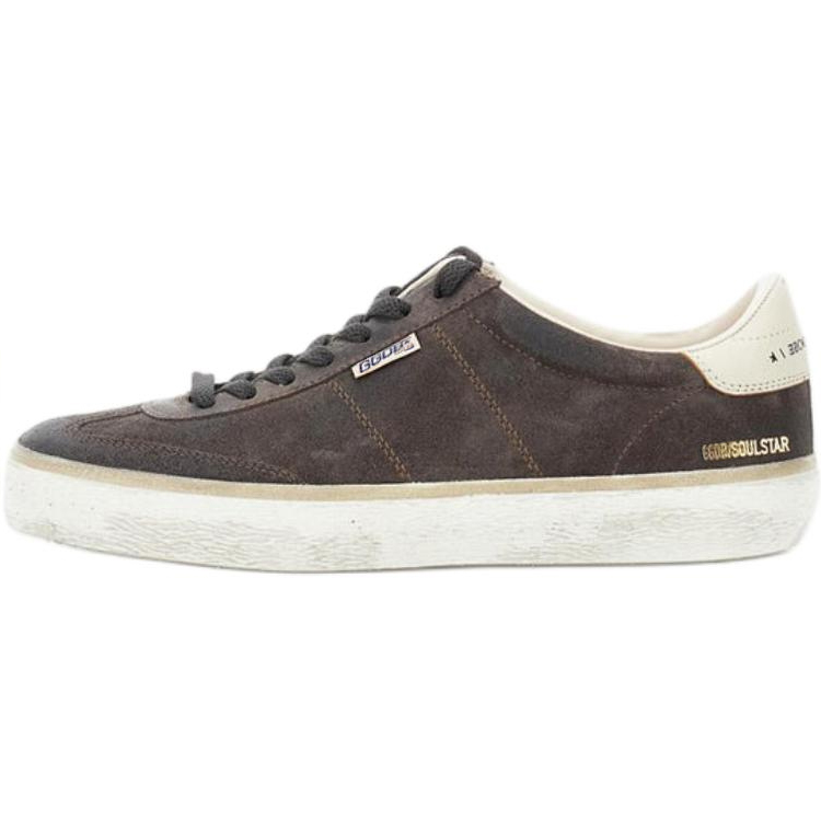 Мужские кеды Golden Goose Soul Star (коричневые)