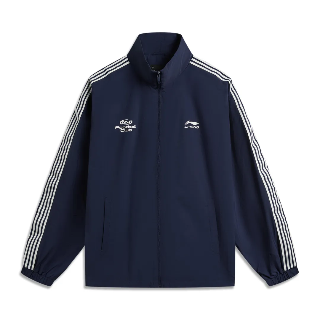Li Ning Sports Life Collection Trench Coat Unisex Dark Navy Blue