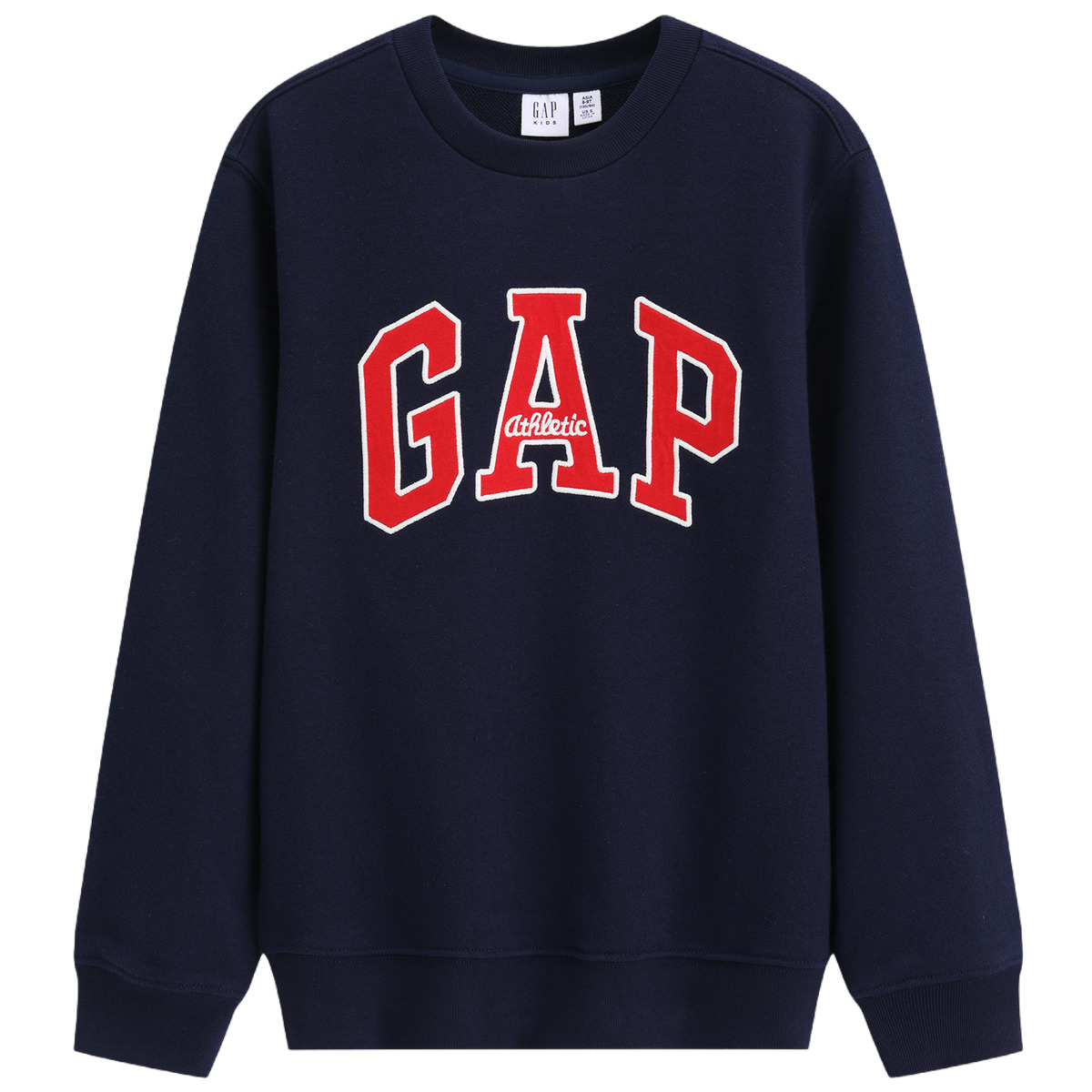 Детский свитшот GAP logo (серый) — фото 9