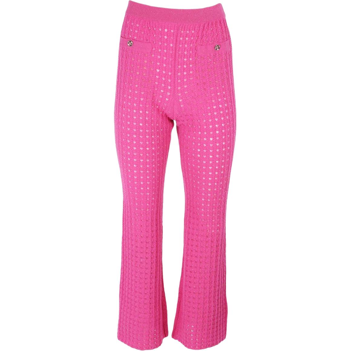 CHANEL SS23 Casual Pants Women's Peach