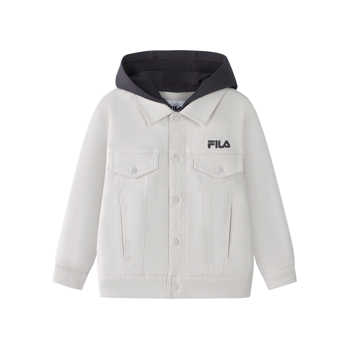 Мужская куртка Fila Kids Denim (серо-голубая)