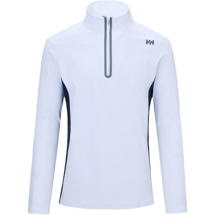 HELLY HANSEN Knitted breathable quick dry long-sleeve for leisure for traveling with zipper, T-shirt, high collar