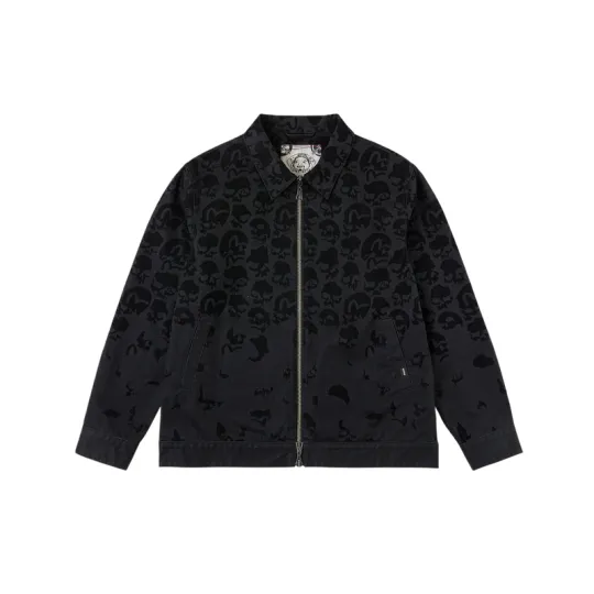 EVISU 2026 весенняя универсальная куртка с узором чайки джинсовая мужская куртка