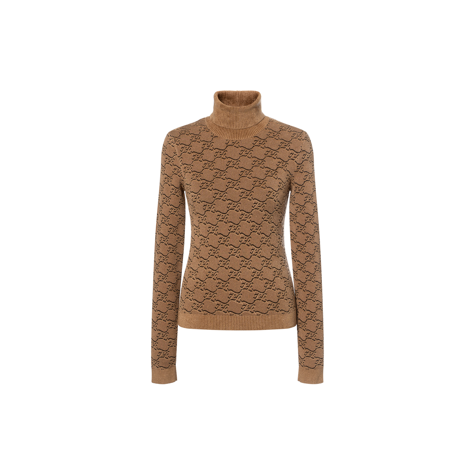 Женский свитер Fendi Sweater (коричневый)