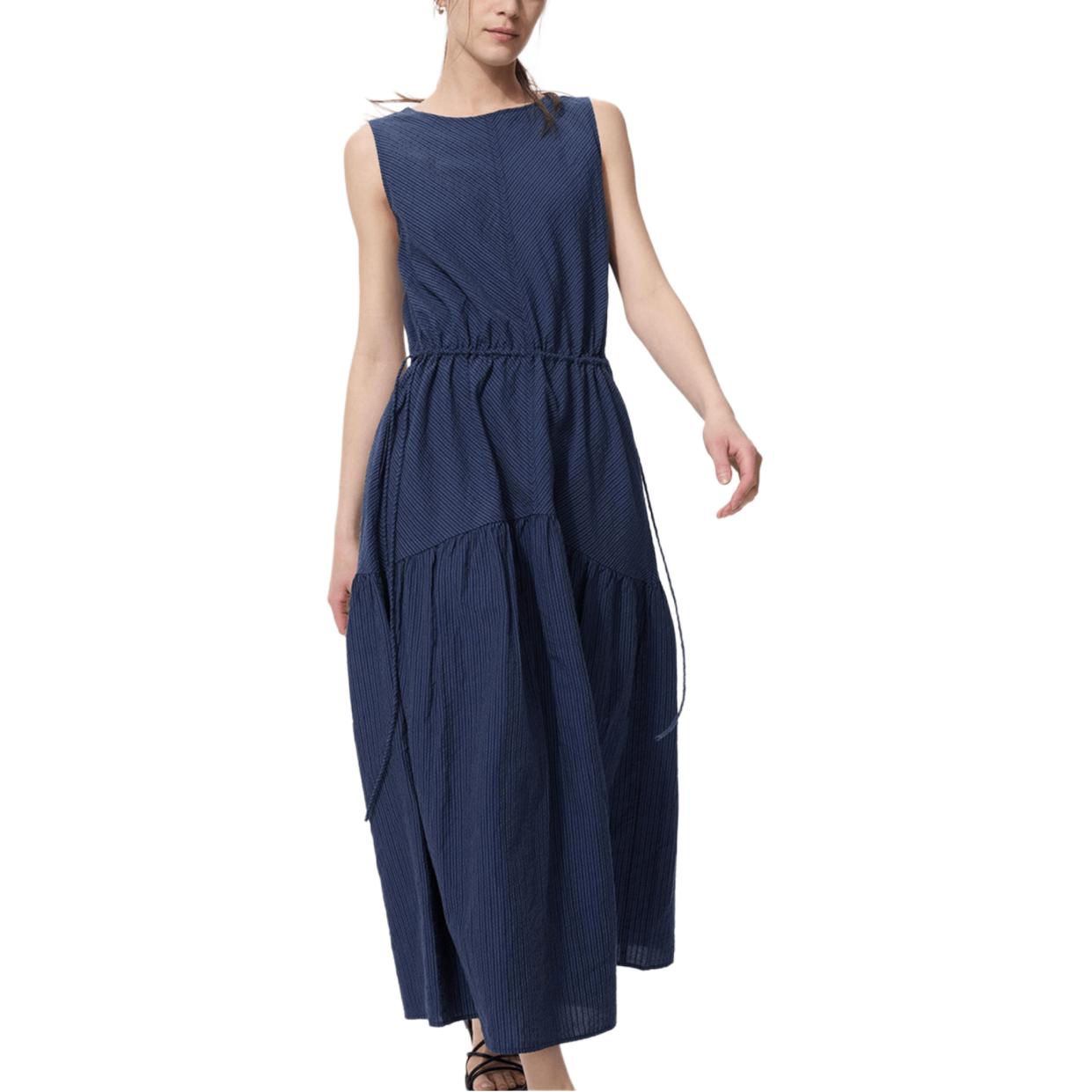 Женское платье UNIQLO UNIQLO SS26 (темно-синее)