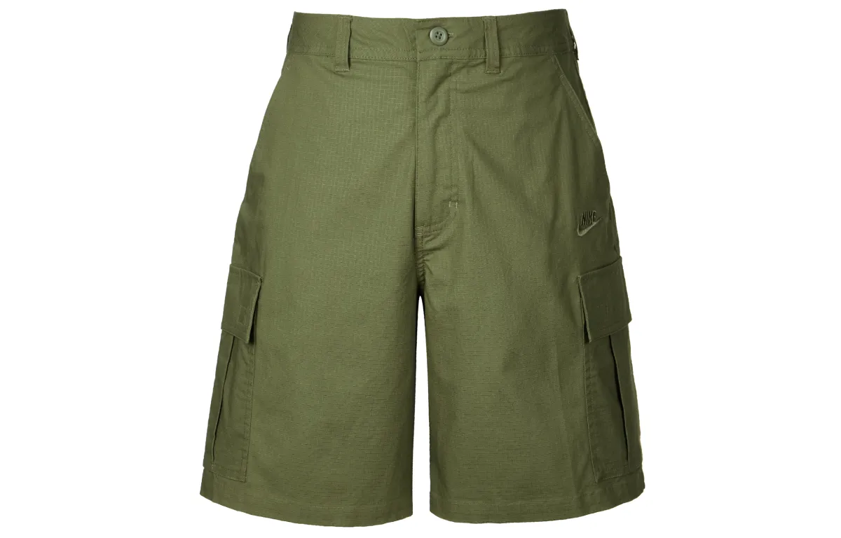Nike Club Cargo Shorts Men's Medium Olive Green