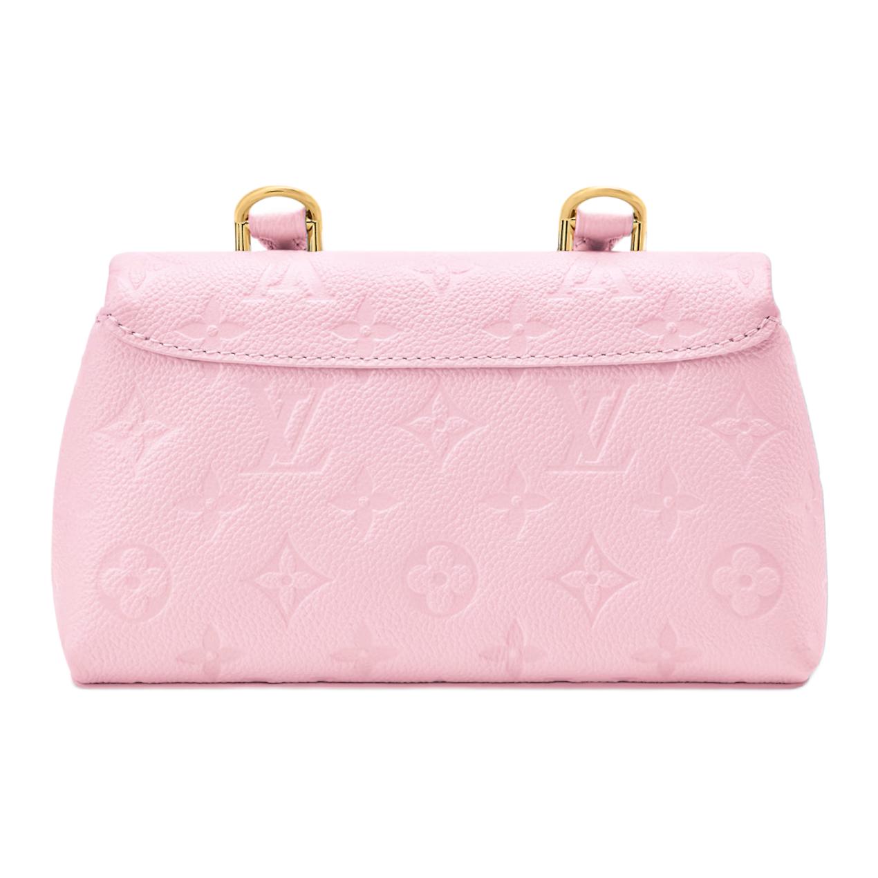Женская сумка Louis Vuitton Nano Madeleine (розовая) — фото 3