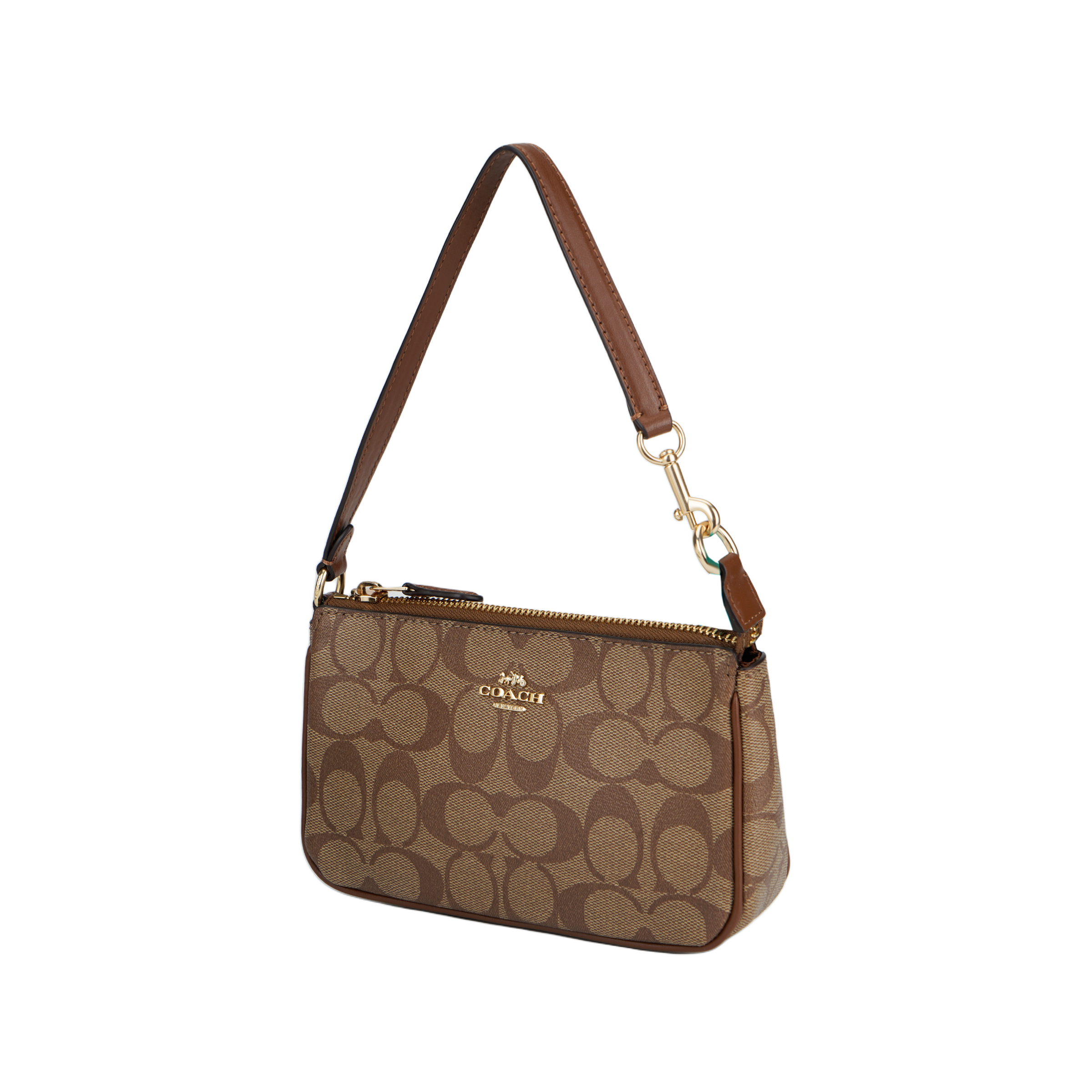 Женская сумка COACH Nolita 19 (коричневый) — фото 2