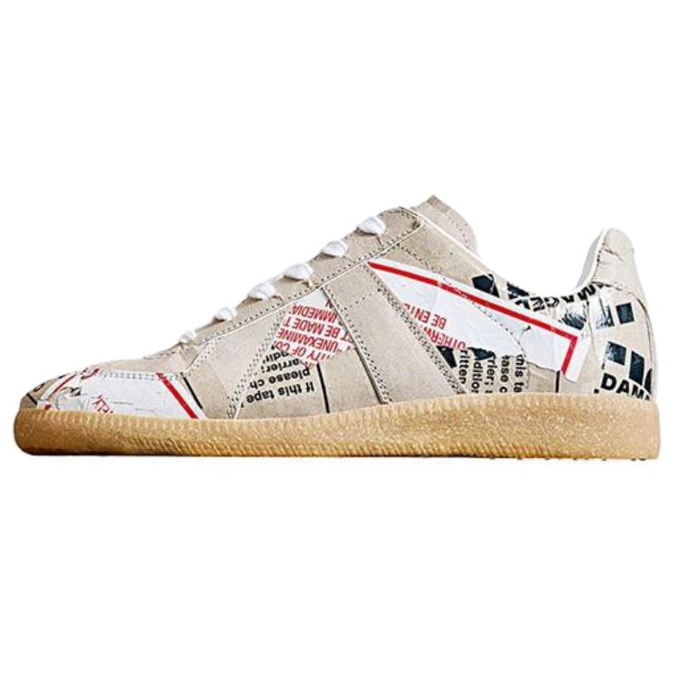 Женские кеды Maison Margiela Paper Replica (коричневые)