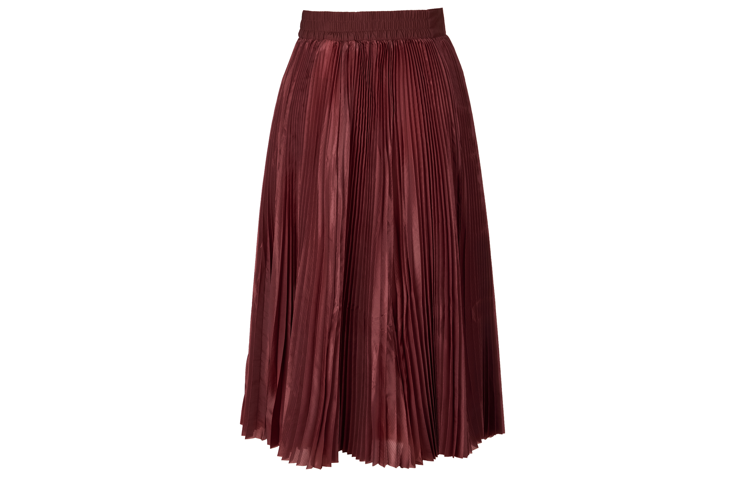 Nike Court Slam SS25 Casual Long Skirt Women’s Dark Red/White Color