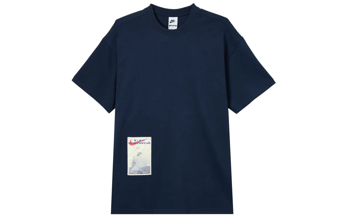 Nike T-Shirts Men's HQ9253-451 Crew Neck