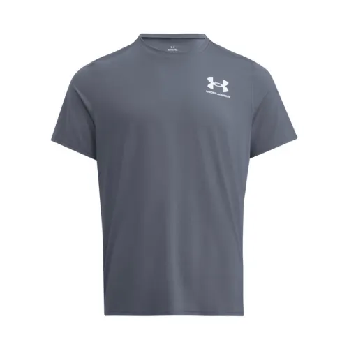 Under Armour HeatGear Short Sleeved T Shirts Men's Castle Rock Gray
