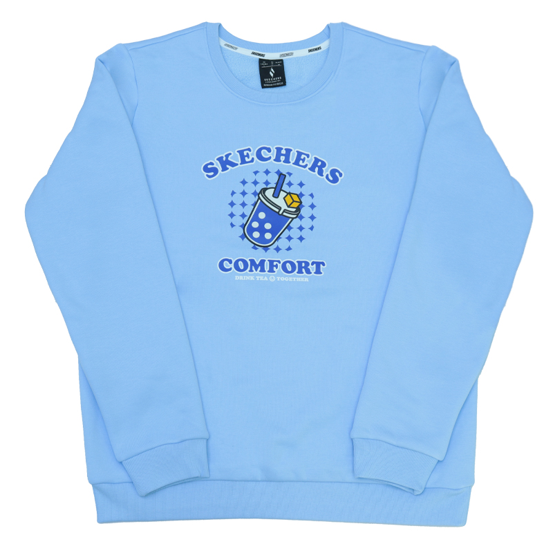 Женское худи Skechers Relaxed (синее)