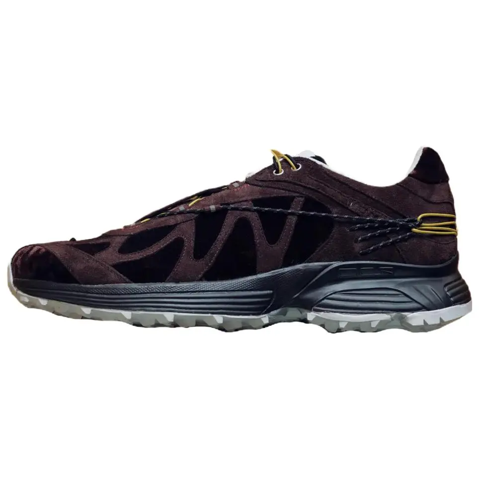 SALOMON x HYPEBEAST XT WHISPER Abrasion Resistant Low top Running Shoes Men's Russet