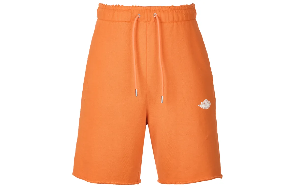 Jordan Air Casual Shorts Men's Fresh Orange/Sail White