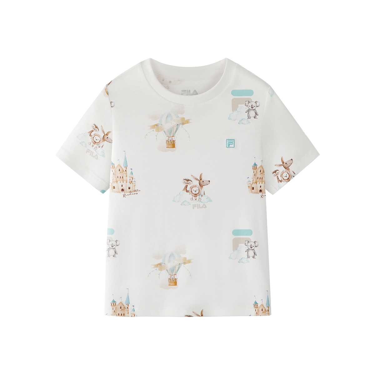 Мужская футболка Fila KIDSWHITE LINE (белая)