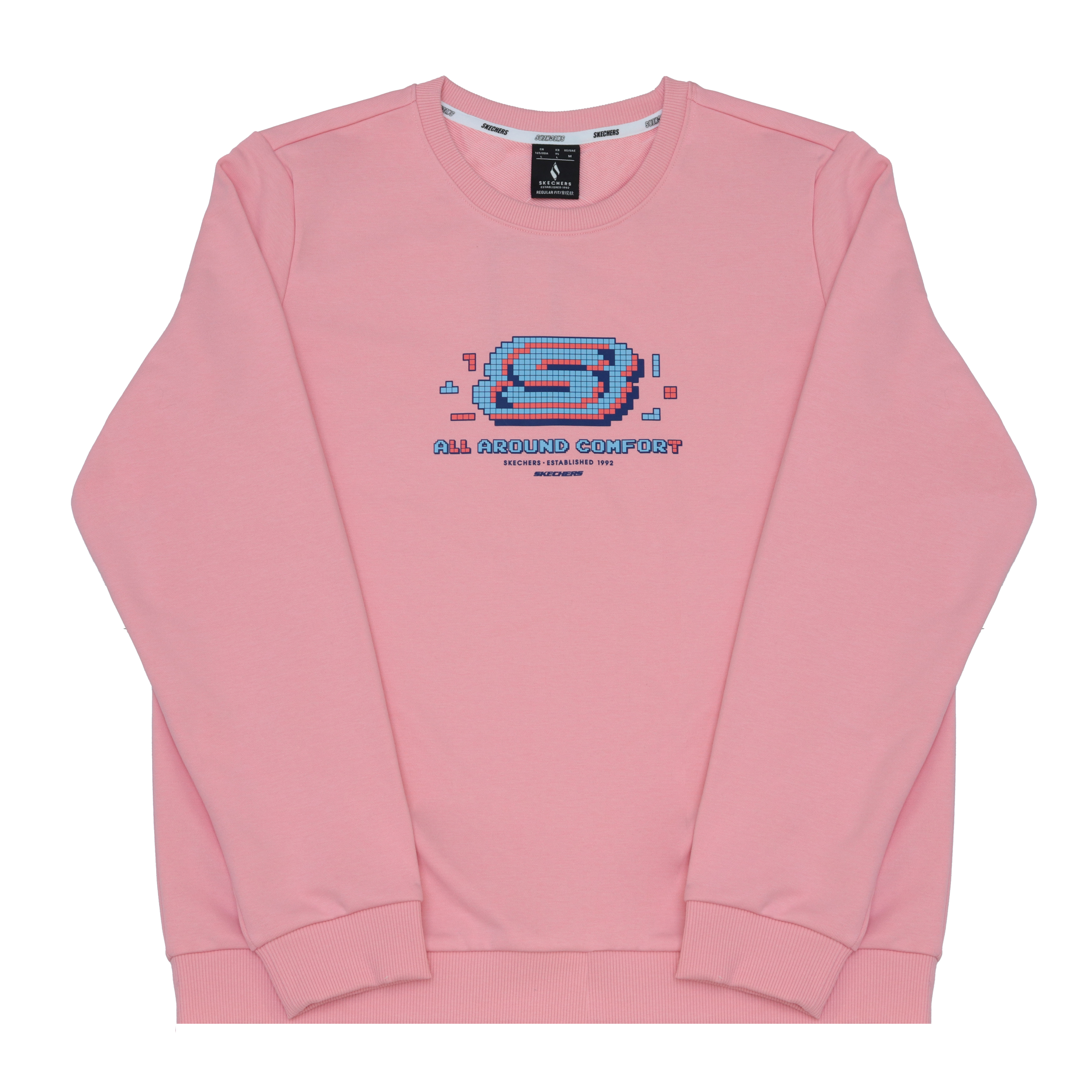 Женское худи Skechers (розовое)