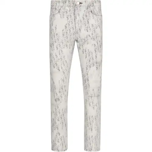 DIOR Allover DIOR Oblique Kasuri Denim Jeans