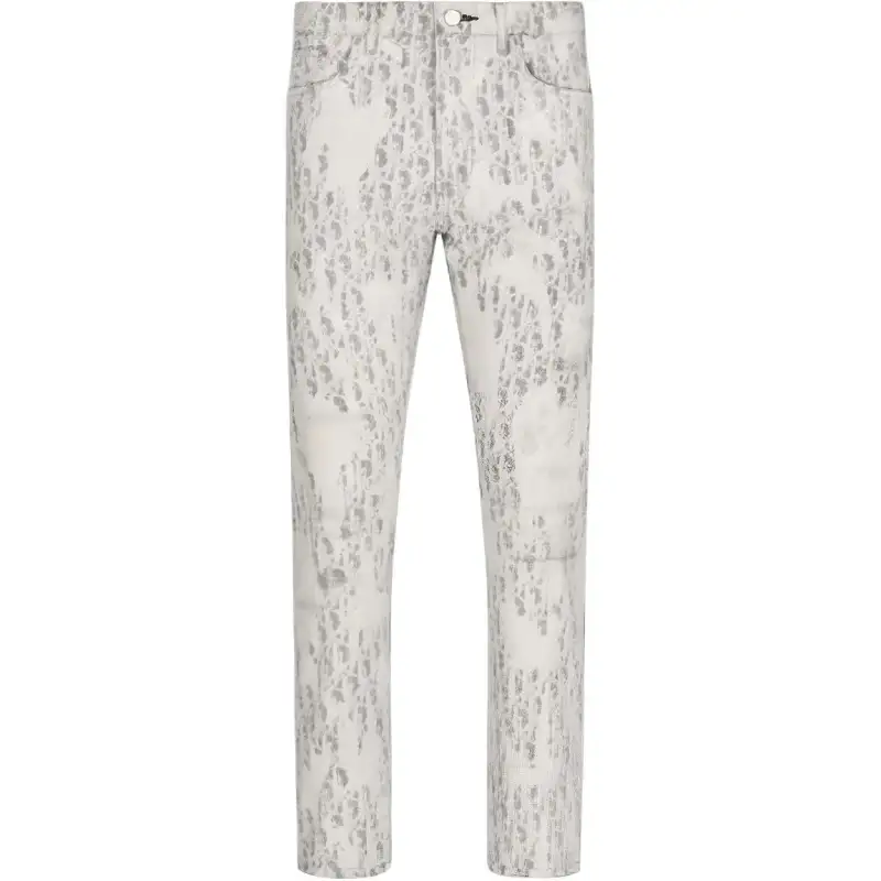 DIOR Allover DIOR Oblique Kasuri Denim Jeans