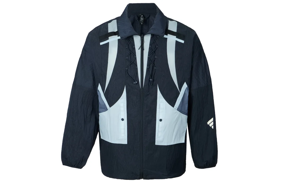 Adidas Jacket Unisex Aurora Ink Blue/Bright White