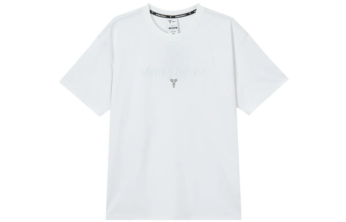 Nike Dri-Fit T-Shirts Men's White Crew Neck Moderate