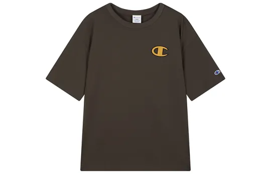Серия Champion SS26 CAMPUS Champion универсальная модная модная повседневная удобная футболка с короткими рукавами в американской версии одинакового стиля для мужчин и женщин