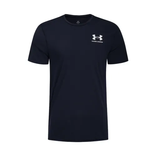 Under Armour HeatGear Short Sleeved T Shirts Men's Navy Blue