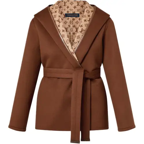 LOUIS VUITTON FW23 Coat Women's Brown