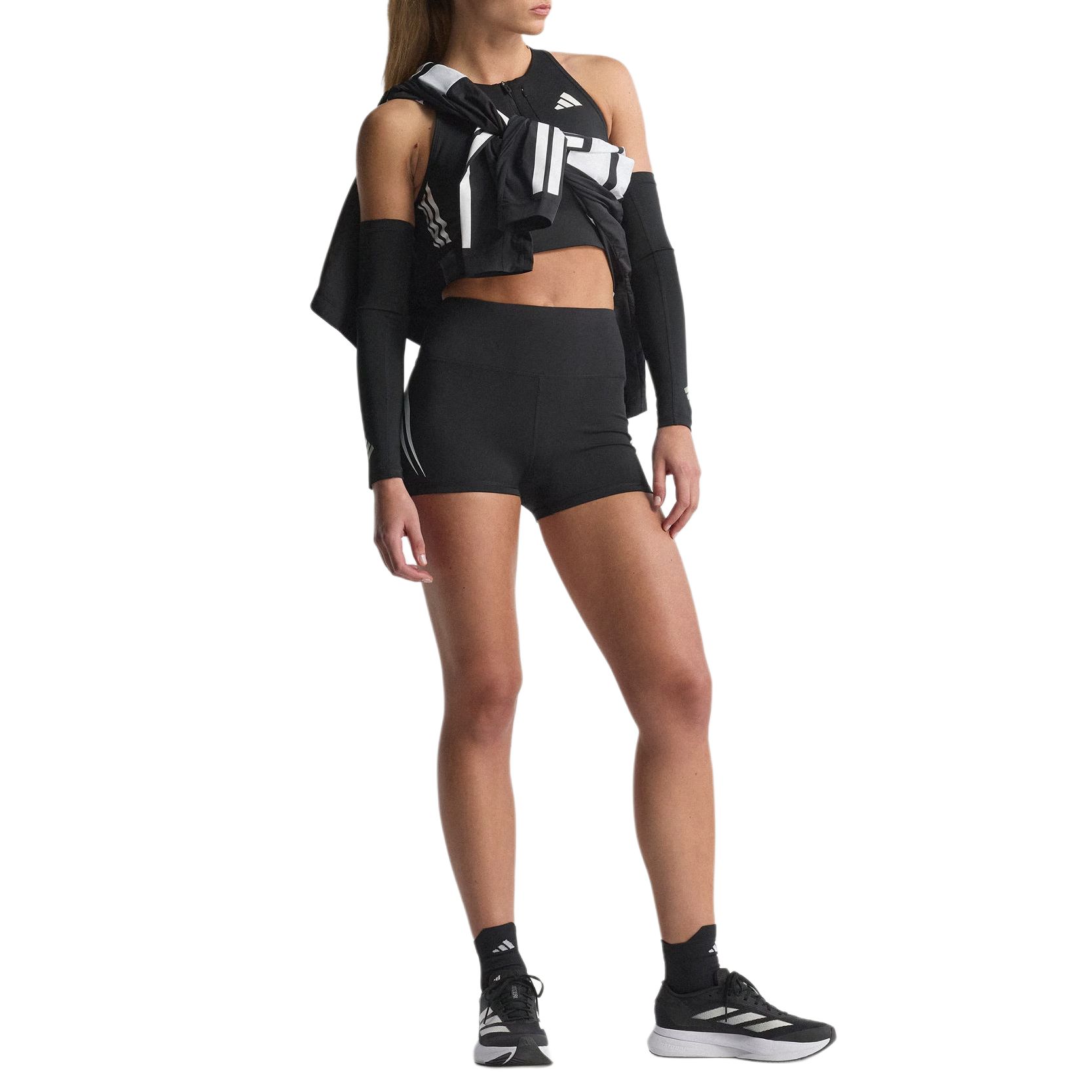 Adidas Free Shipping With AdiClub Adizero Archive Running Short Leggings