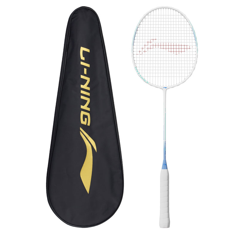 Li Ning Thunder 08 Iron Aluminum Badminton Rackets Control Type All around Defense Entry level 665mm Unisex 2UG5