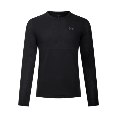 Under Armour RUSH Seamless T Shirt Men's Black 001