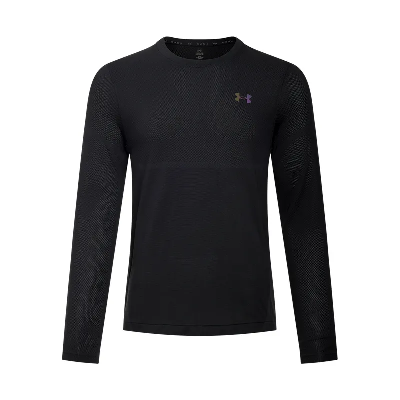 Under Armour RUSH Seamless T Shirt Men's Black 001