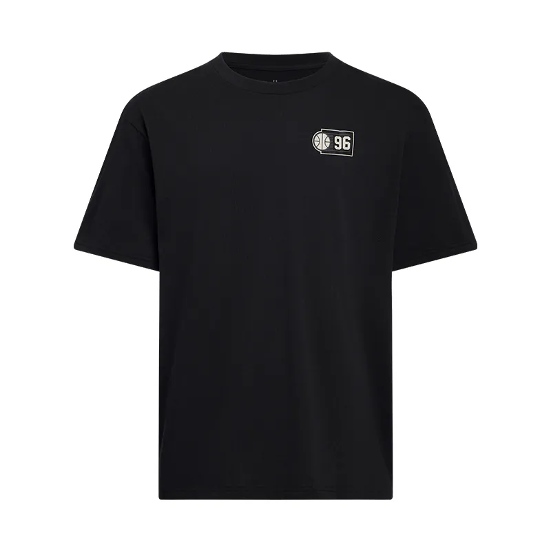 Under Armour Heavyweight Hoops Courtside Short Sleeve Short Sleeved T Shirts Men's Black