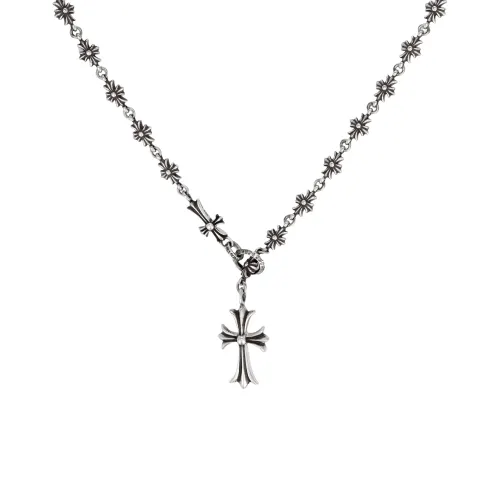 Chrome Hearts 925 Sterling Silver Necklaces Unisex Silver