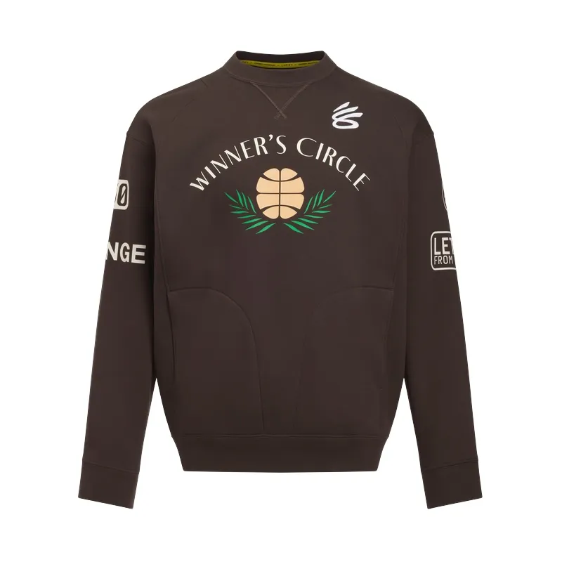 Under Armour Curry FW25 Sweatshirt Men's Coffee Brown