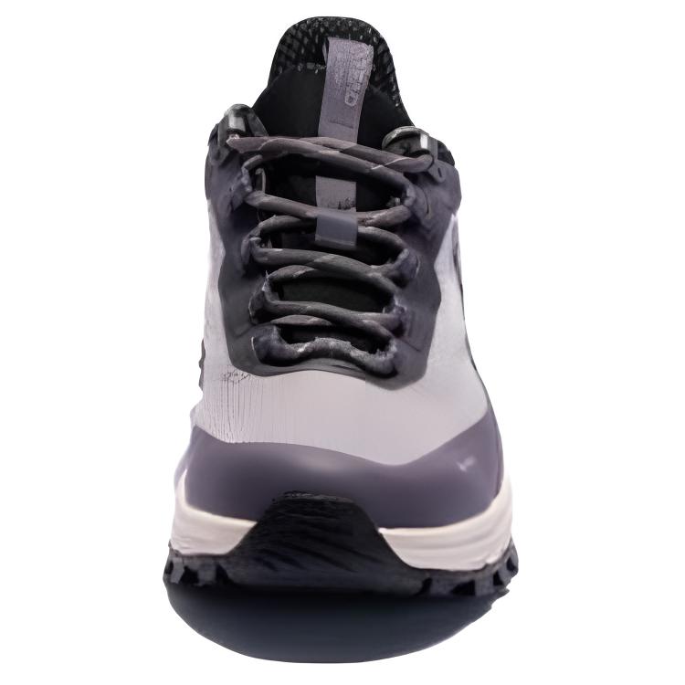 TOREAD Slip Resistant Abrasion Resistant Low top Hiking Shoes Women’s Warm Gray Purple