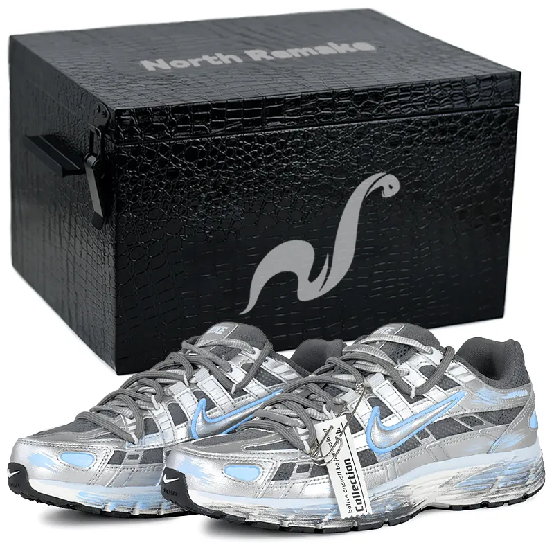 Nike P 6000 Abrasion Resistant Low top Running Shoes Women's Silver