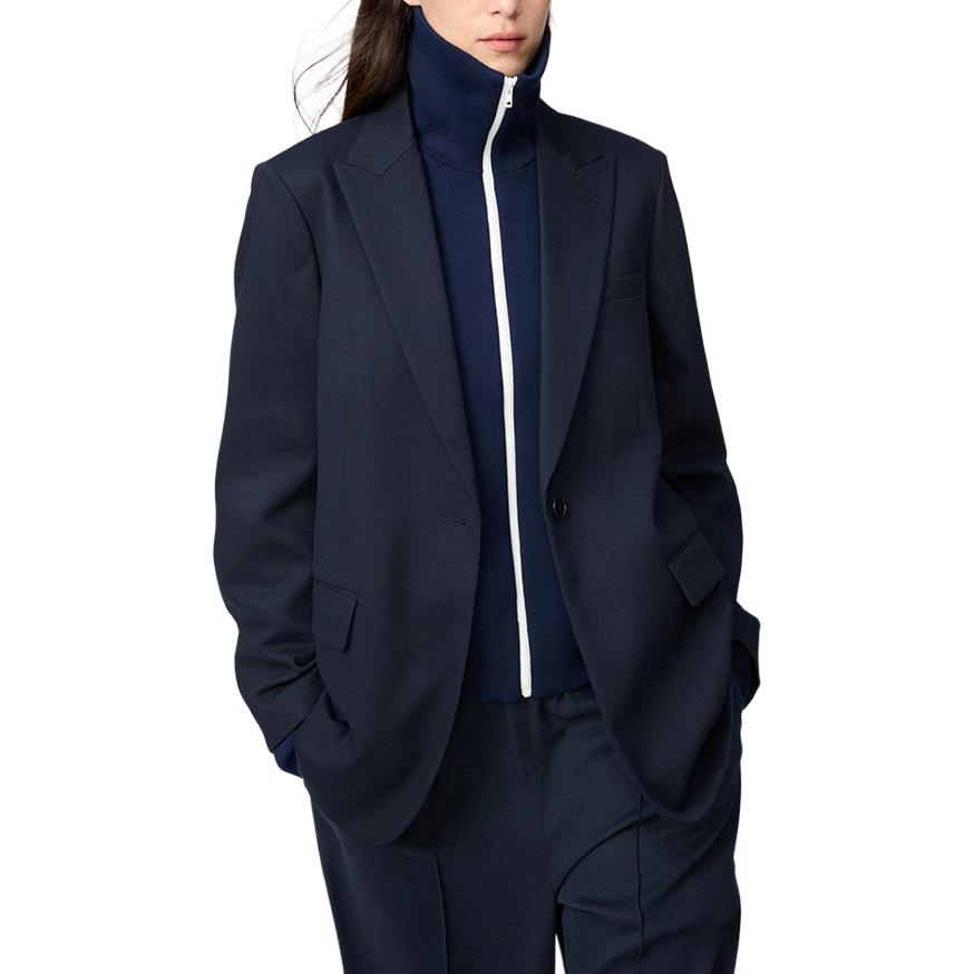 Женский пиджак UNIQLO x Clare Waight Keller Blazer (серый)
